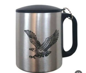 لیوان استیل درب دار