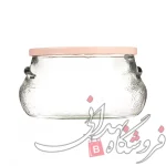 ظرف درب دار شیشه ای سایز2