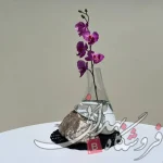 گلدان سنگ و شیشه