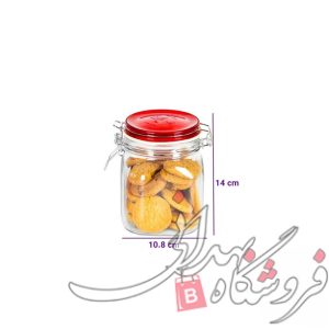 بانکه حبوبات زیبا قفل دار سایز 5