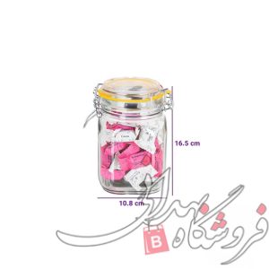 بانکه حبوبات زیبا قفل دار سایز 4