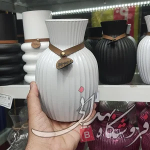 گلدان شیشه ای سورن رنگی