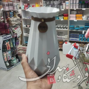 گلدان شیشه ای دایاموند رنگی