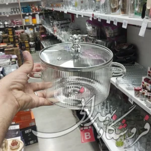 قابلمه خرسی شفاف تیدا نقره ای