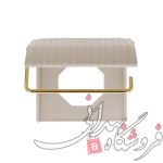 ست سرویس بهداشتی بادبزنی زبرا 4 گوش همارا 660285