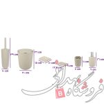 ست سرویس بهداشتی زبرا بادبزنی گرد همارا