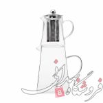 ست کتری و قوری پیرکس کف مربع شفاف621