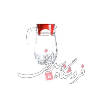 پارچ شیشه ای انجلا درب پلاستیکی کاوه