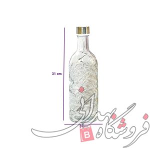 بطری شیشه ای گرد آیس کاوه