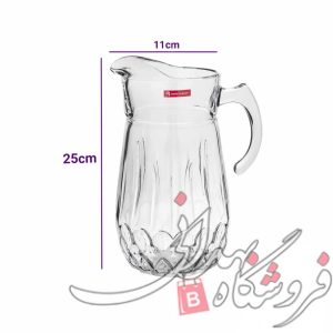 پارچ شیشه ای موزر نوری تازه