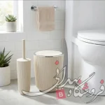 سطل سرویس بهداشتی بادبزنی و فرچه زبرا همارا 660250
