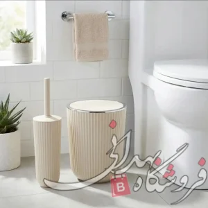 سطل سرویس بهداشتی بادبزنی و فرچه زبرا همارا 660250