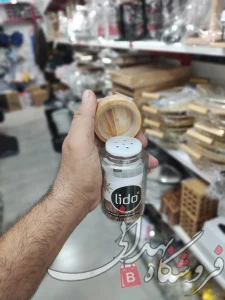 جا ادویه چوبی لیدو 6عددی رومیزی