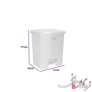 سطل پدالی سایز1 تسا زمرد 601