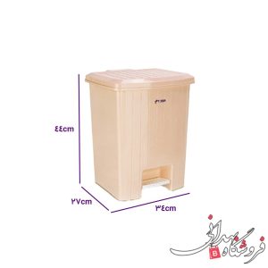 سطل پدالی سایز 4 تسا زمرد