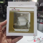 جادستمال توالت کوچک سفید فلاور