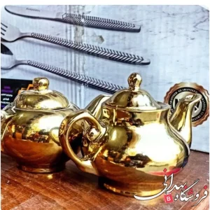 قوری زعفران چینی رنگی