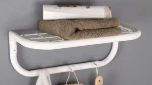 رخت آویز حمام اطلس 3شاخ(پنل حمام)
