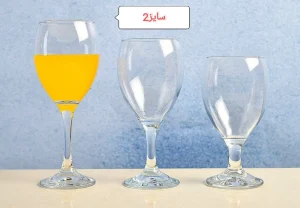 جام پایه دار مارگاریتا 6عددی سایز 2کاوه